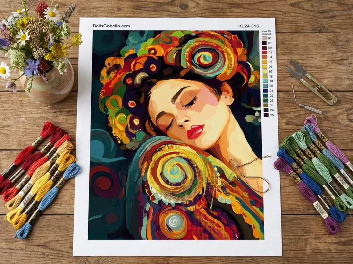Klimt-Stil: Ruhe – KL24-016