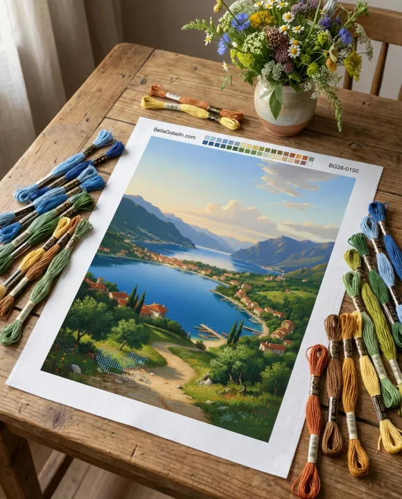 Italienische Seenlandschaft – BG26-0150