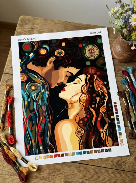 Klimt Stil: Der Kuss - Variationen – KL24-007