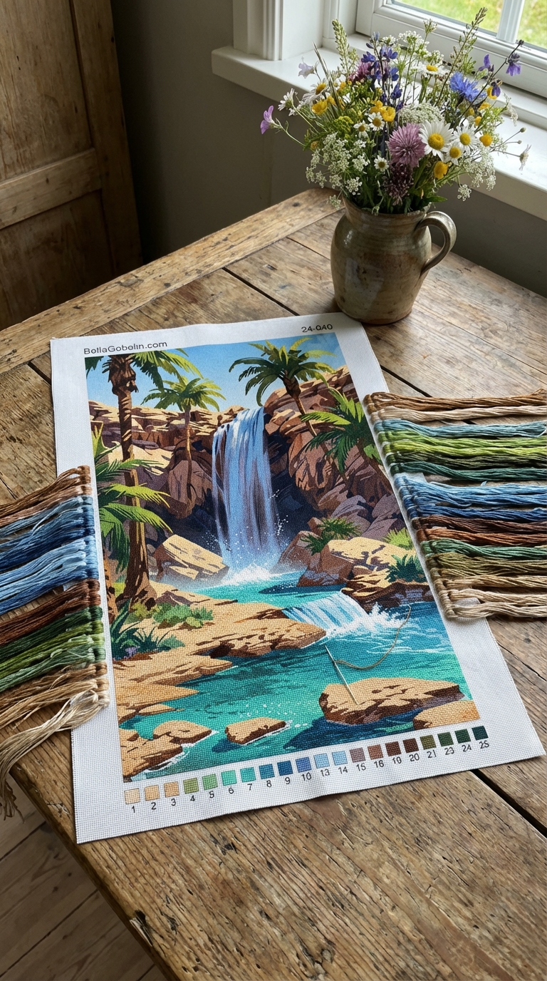 Wasserfall in der Oase
