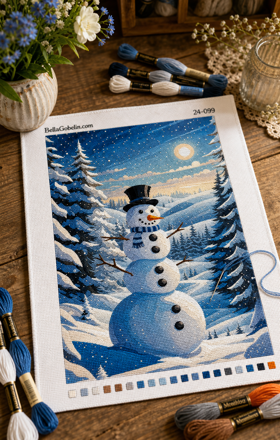 Der fröhliche Schneemann