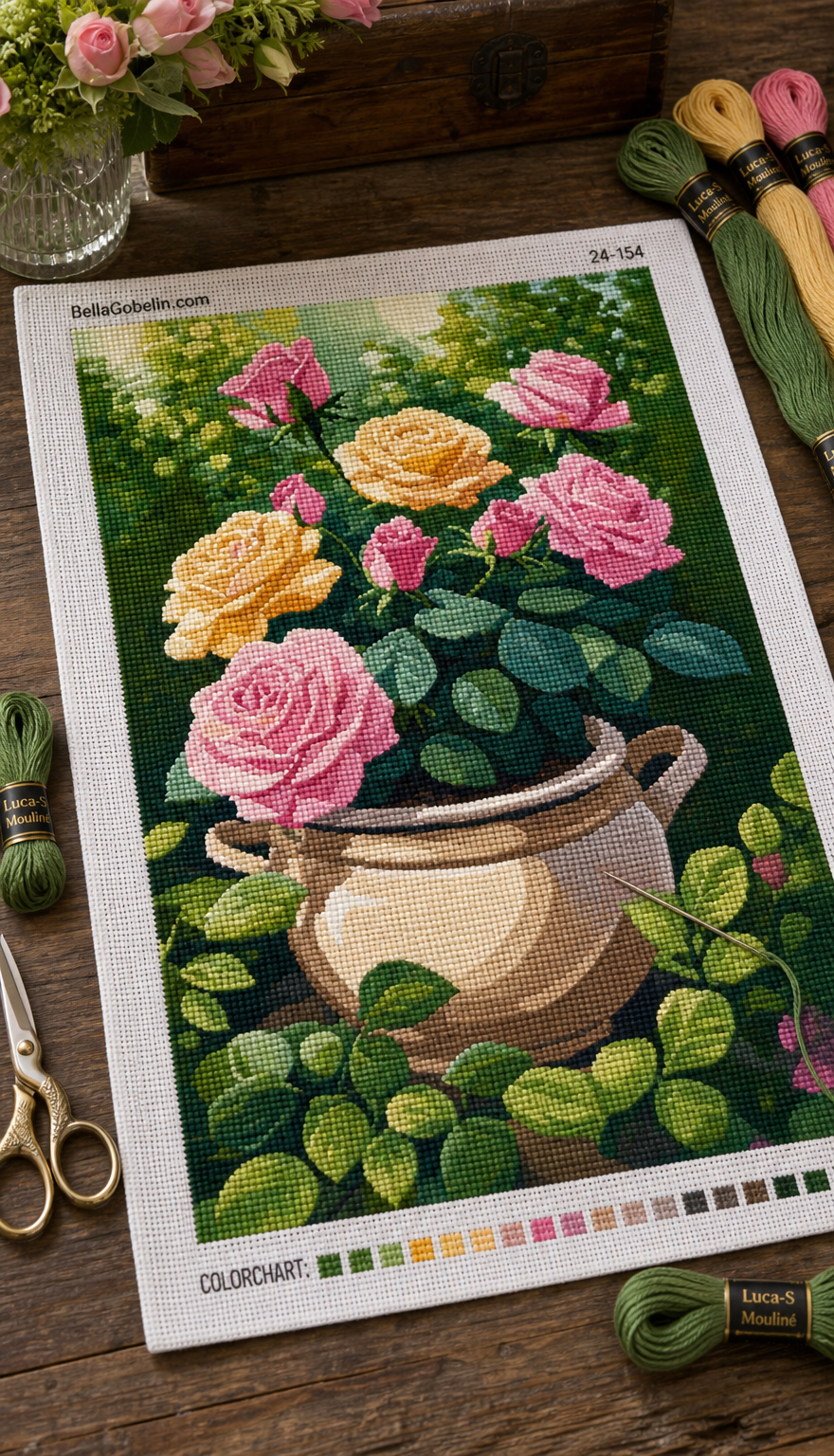 Bunte Rosen – 24-154