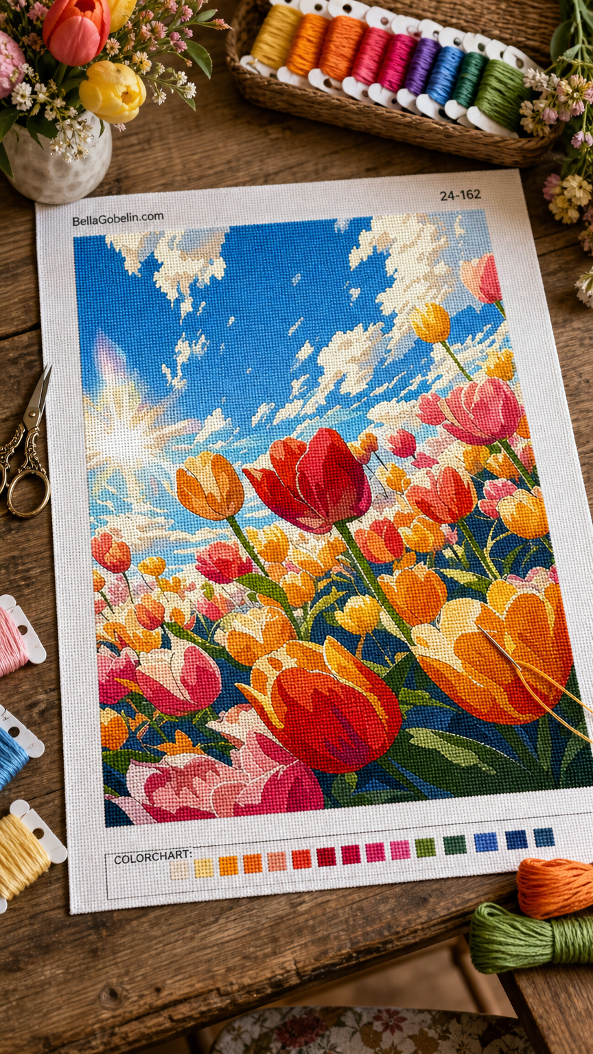 Bunte Tulpen – 24-162