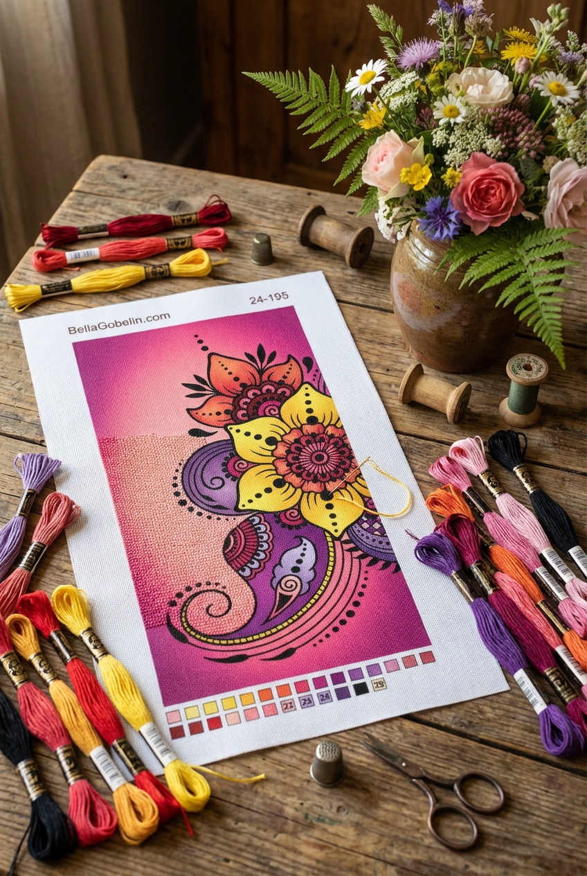 Manda Blumen Detail