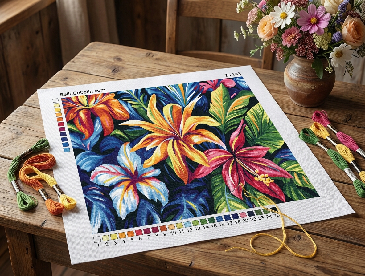 Blumenmuster – 25-183