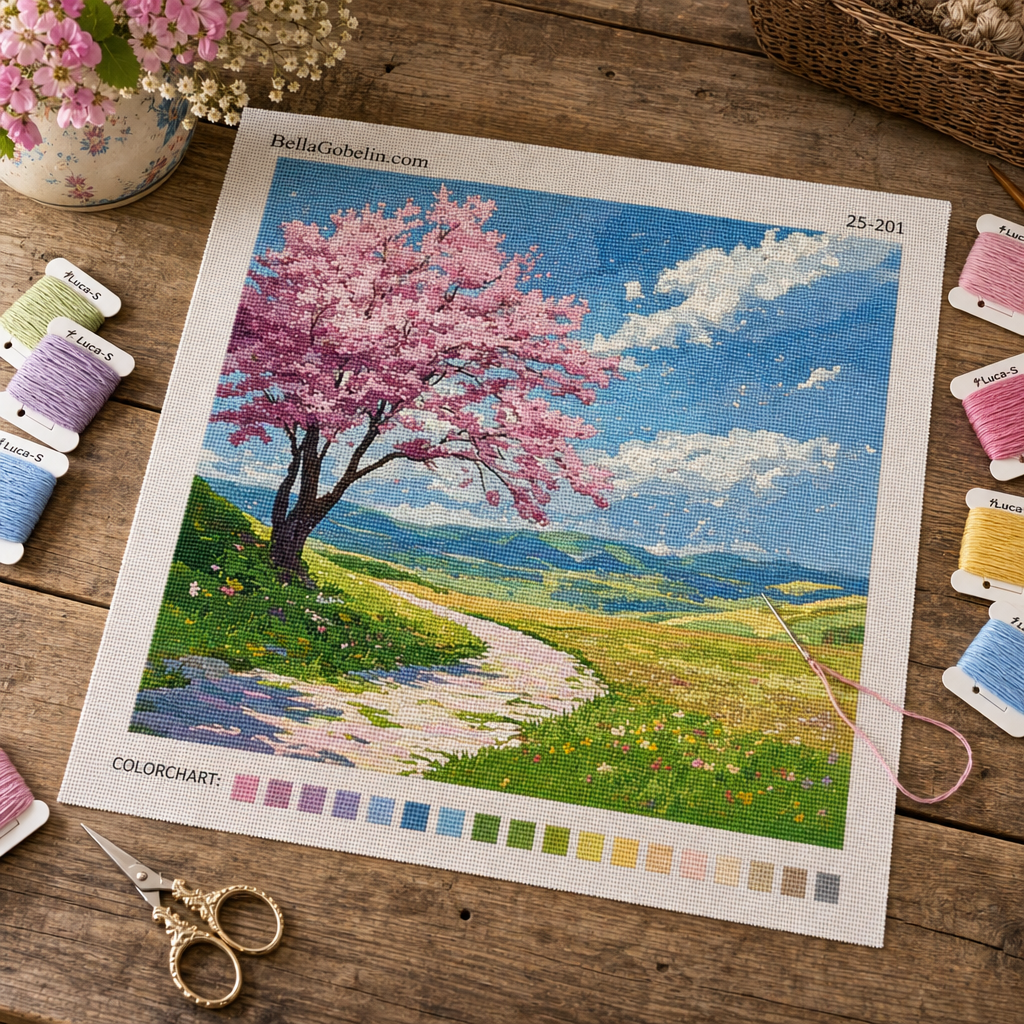 Frühling Landschaft – 25-201