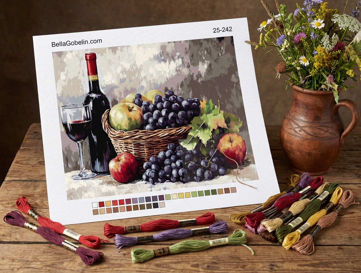 Wein- und Obstkorb – 25-242
