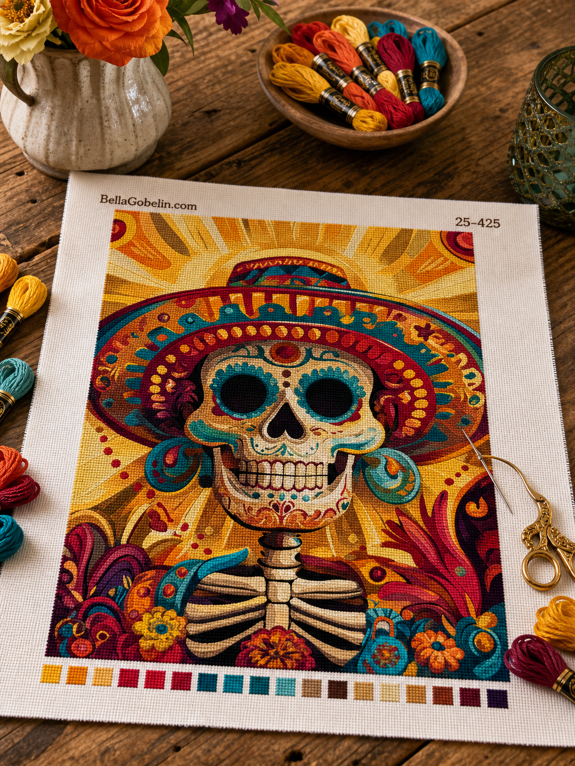 Mexikanischer Halloween-Stil