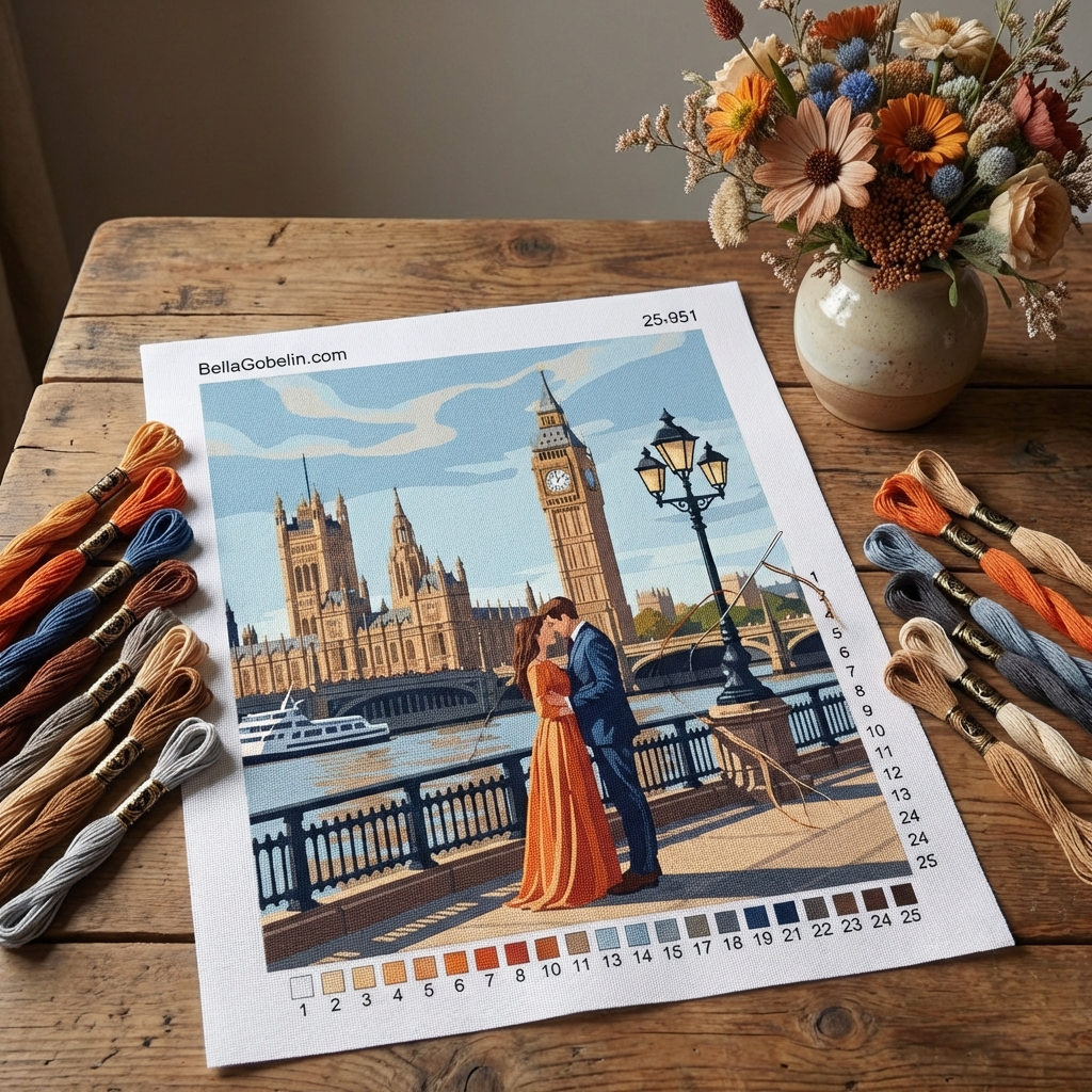 Romantische Kulisse in London