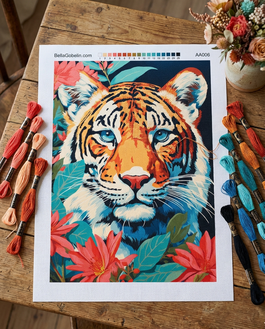 Lauernder Tiger