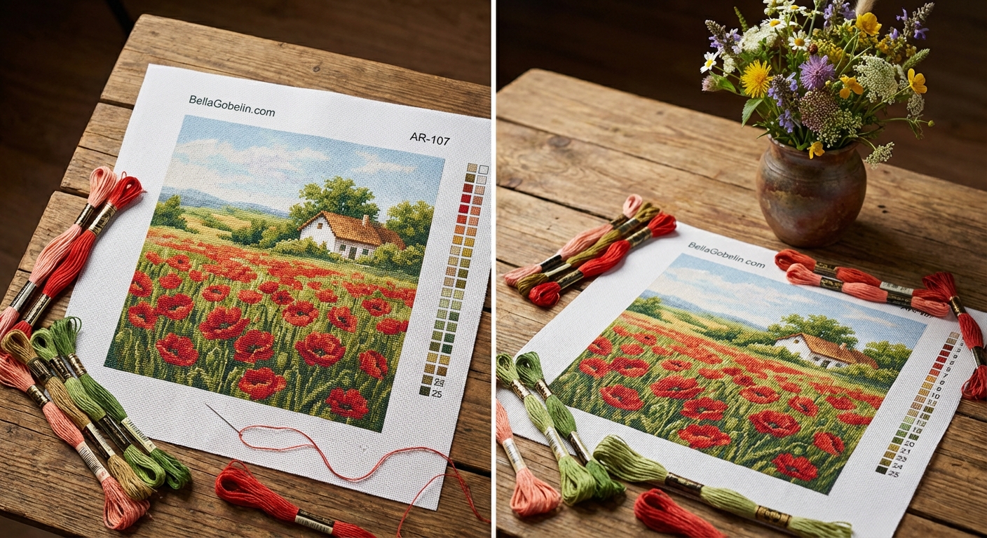 Mohnblumen bei der Hacienda