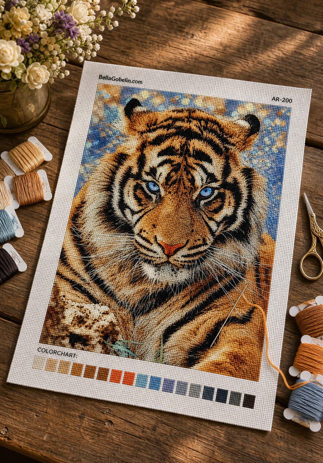 Der blauäugige Tiger