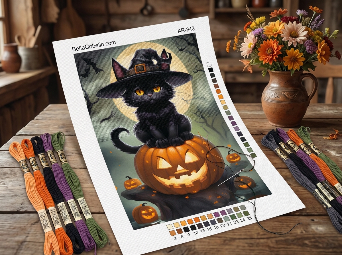 Halloween Katze