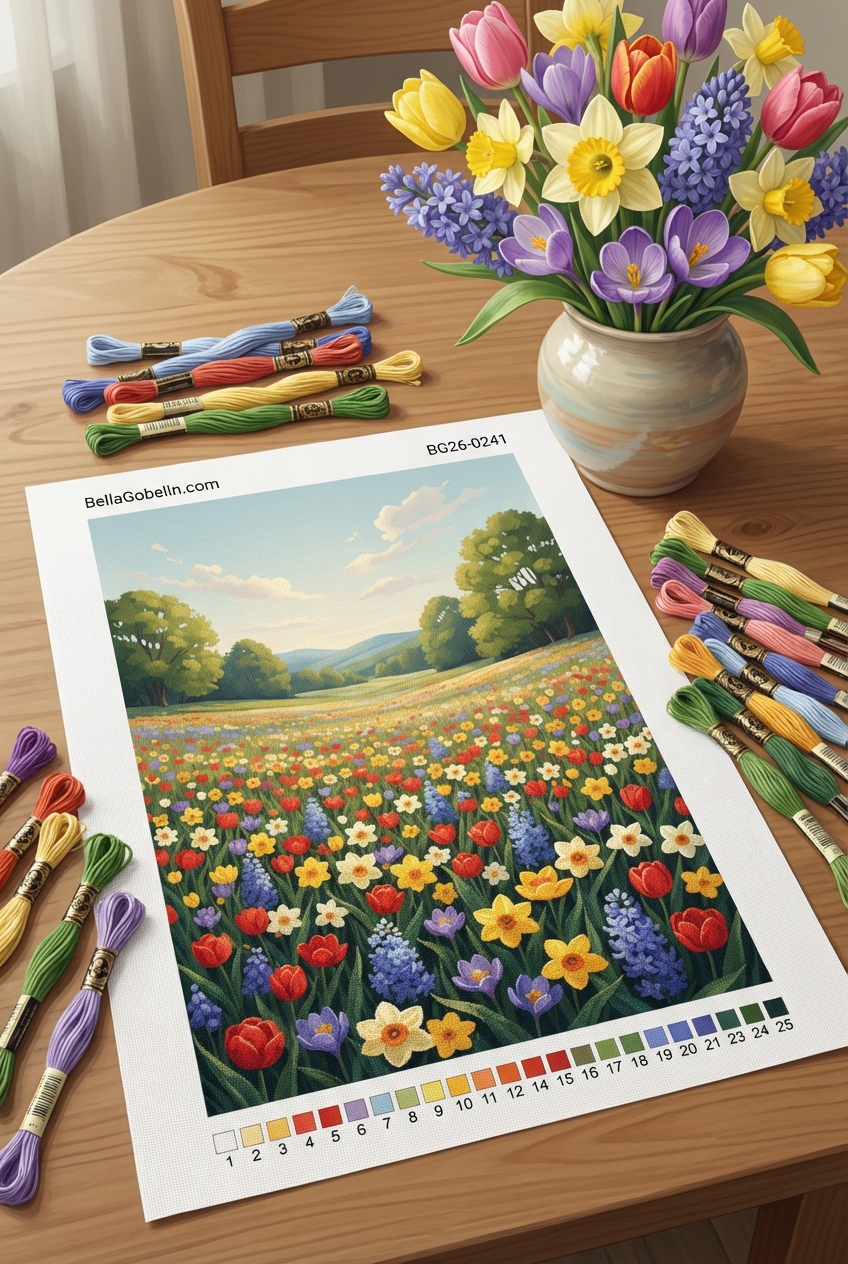 Blumenwiesenlandschaft