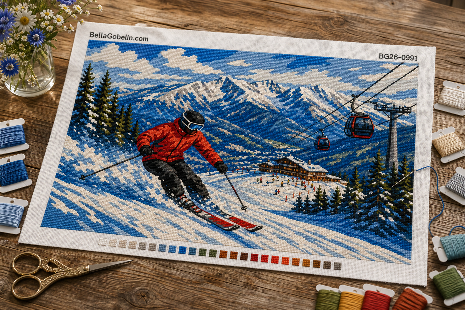 Skifahren am Chopok in der Slowakei