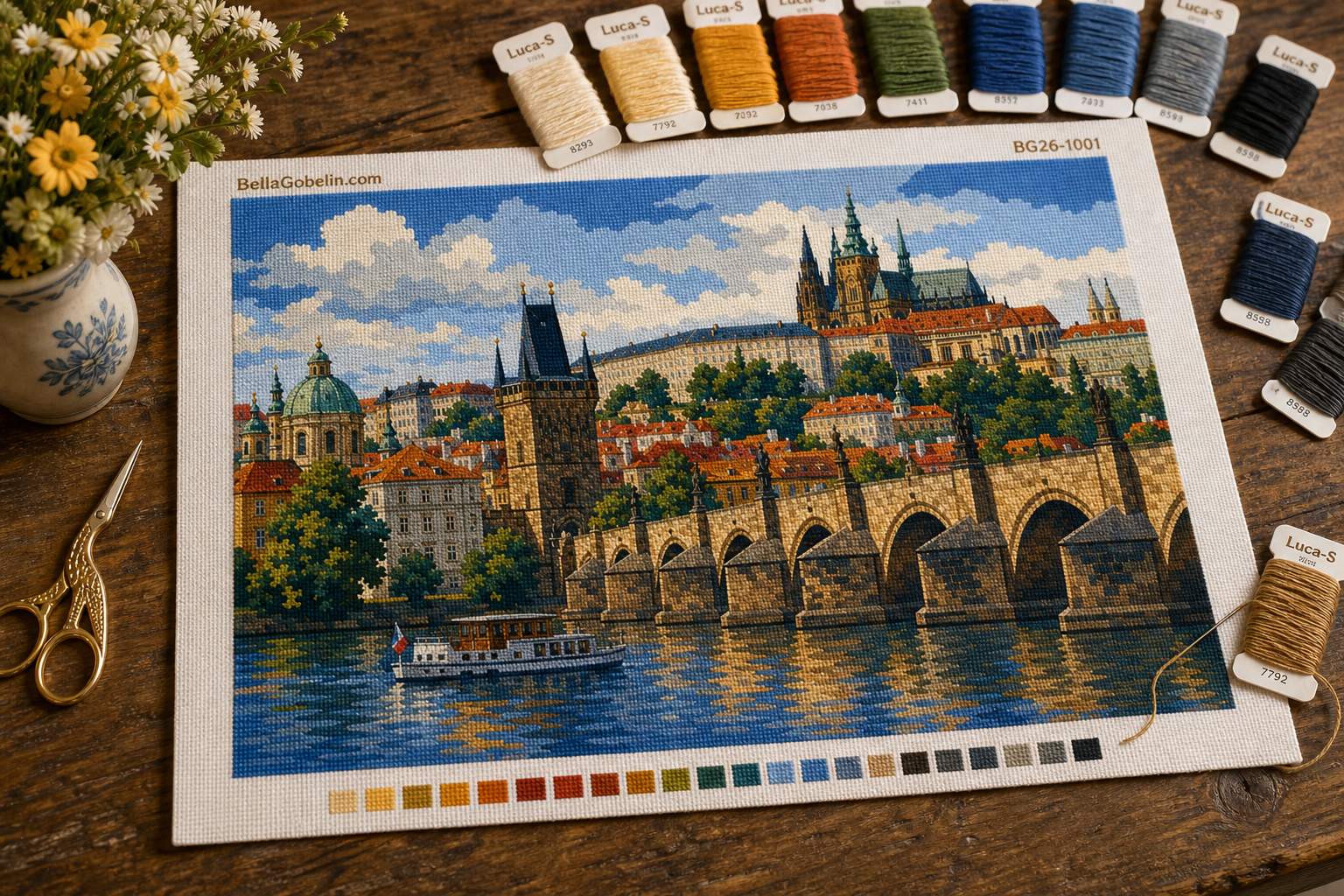 Prager Burg und Karlsbrücke