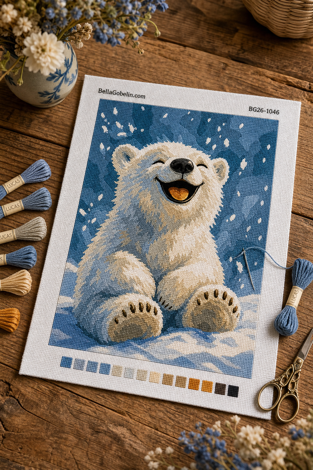 Lächelnder Eisbär