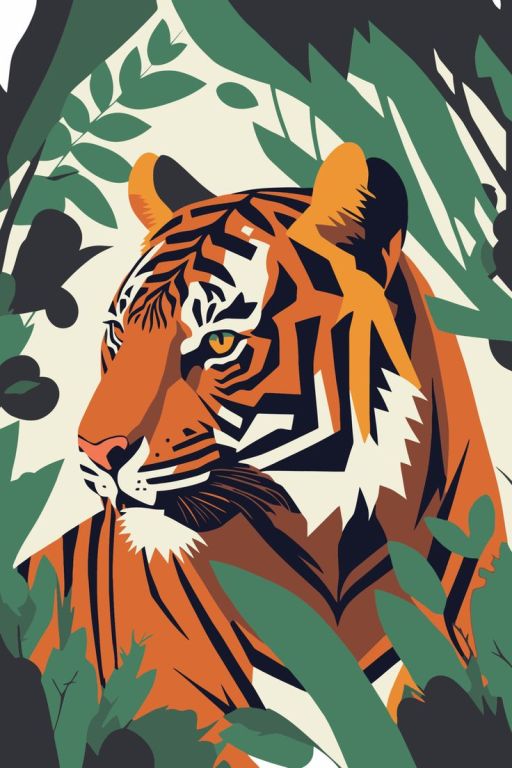 <div class='list-title'>Der Tiger</div><div class='list-plustitle'>Gobelin Stickbild - Stickpackung</div>