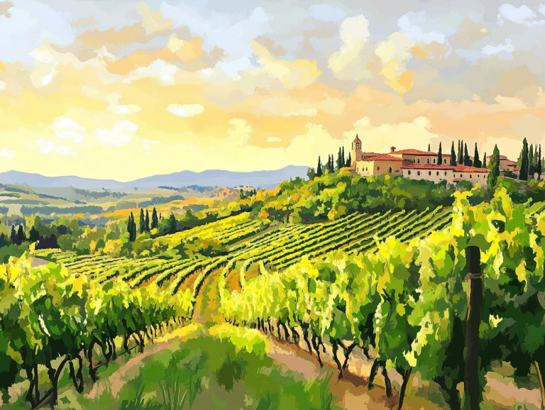 Napfény, Toszkána, Chianti, Bor