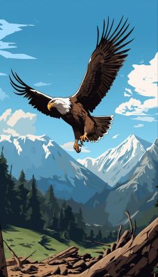 Der Adler landet.