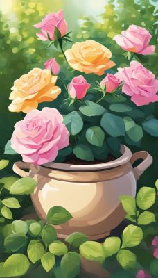 Bunte Rosen