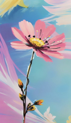 Bunte Blumen Serie Nr. 14.