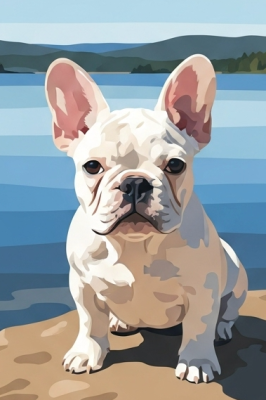 Französischer Bulldog Portrait – 25-1000