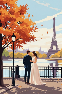 Romantische Stimmung in Paris