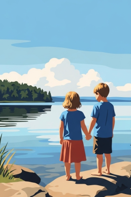 Kinder am See – 25-1039