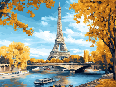 Herbst in Paris, Eiffelturm