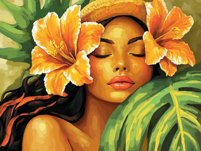 Hawaii-Porträt