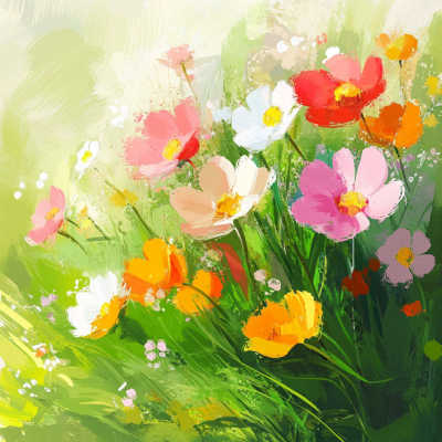 Frühling Gemälde