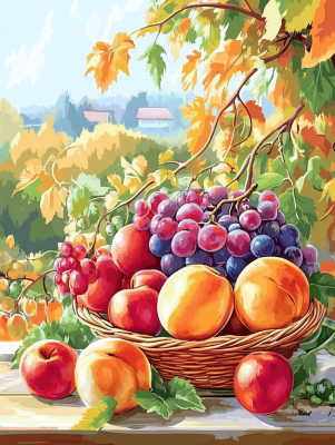 Obstkorb Stillleben