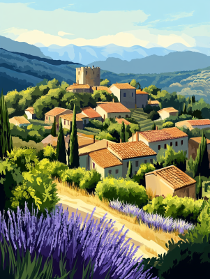 Lavendel-Toskana