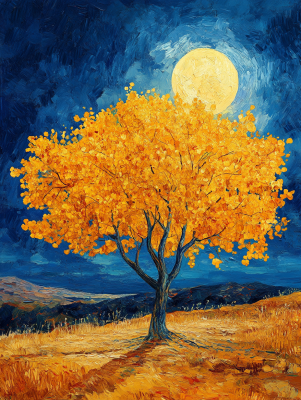 Bild im Stil von Van Gogh