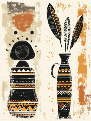Afrikanischer Stil Bild – 25-362