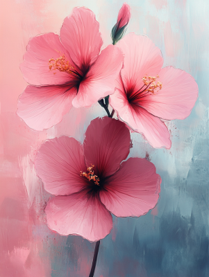 Rosa Blumen