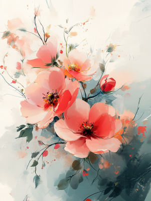 Blumenmalerei – 25-489
