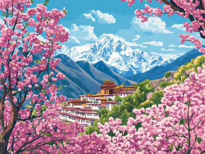 Frühling in Lhasa