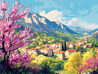 Frühling Landschaft