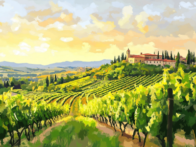 Sonnenlicht, Toskana, Chianti, Wein