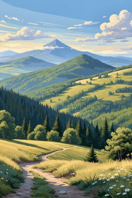 Waldlandschaft – 25-786