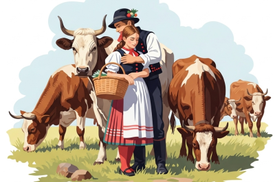Romantik auf der Wiese