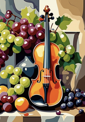 Weinfest-Stimmung mit Geige