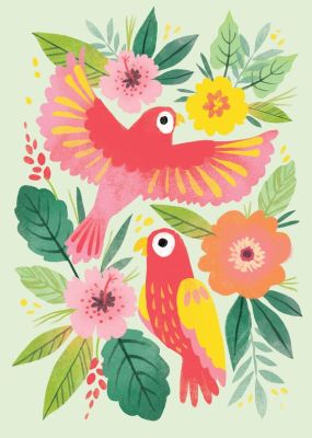 Vögel und Blumen – AR-245