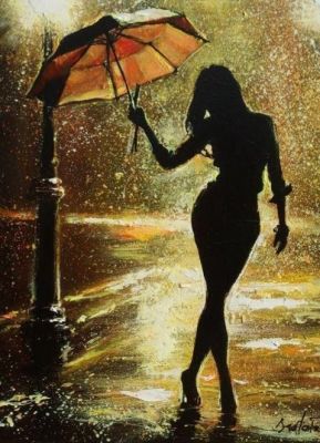Romantik im Regen