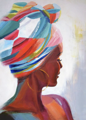Afrikanische Dame