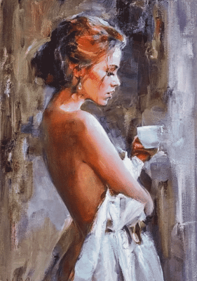 Dame mit Kaffee