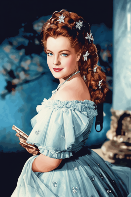 Sissi (Romy Schneider) – Gobelin-Stickerei