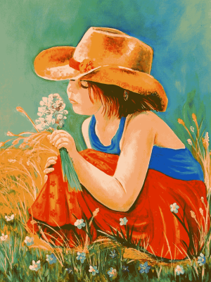 Das Blumenpflückerinnen-Gobelin